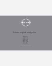 NISSAN MARCH 2021-2022 MJ121D-W NAVIGATION AND MULTIMEDIA MANUAL
